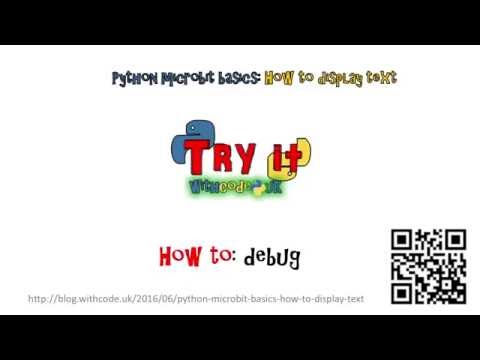 Python Microbit Basics Displaying Text