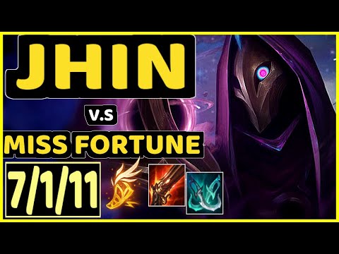 DEáDLY (JHIN) vs MISS FORTUNE - 7/1/11 KDA BOTTOM ADC GAMEPLAY - EUW Ranked MASTER