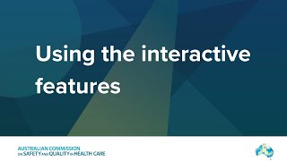 Using interactive features