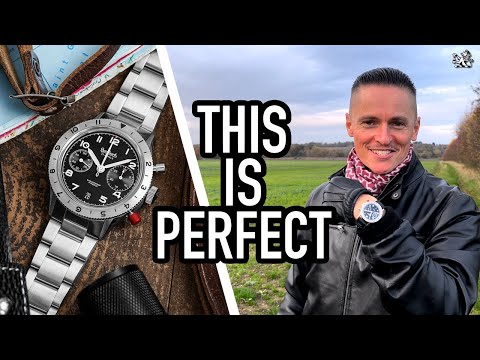 Hanhart Brings Back A Type 20: The Best Mechanical Do It All Chronograph - Red Lion MK II 417 Watch