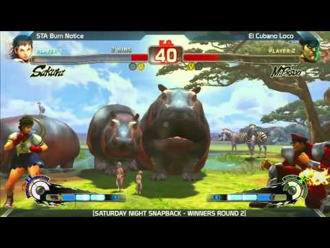SSF4: El Cubano Loco vs STA Burn Notice - Saturday Night Snapback 6.1