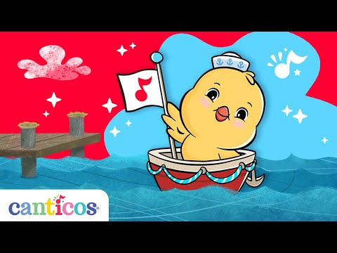 Canticos | Había una vez un Barquito Chiquitito / The Teeny Tiny Boat | Aprende Inglés