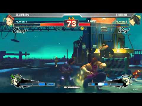 EX-Factor 1.2 (SSFIV:AE 2012) - TFA.RZR|LPN (Cammy) vs. Illiterate (Yang)