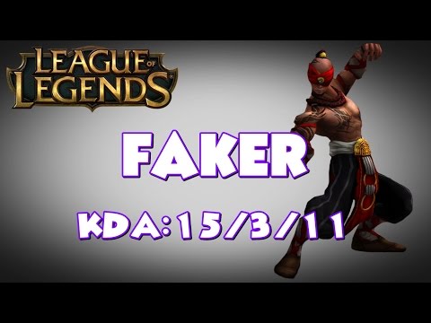 SKT T1 Faker as Lee Sin vs Graves - Jungle