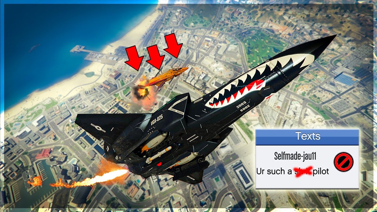 Stealth Trolling Jet Tryhards With The F-160 Raiju on GTA Online!