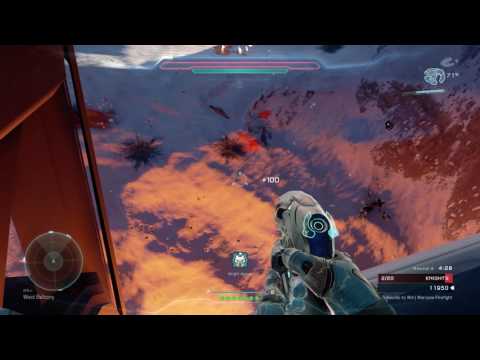 Halo 5 Firefight on March on Stormbreak. Swarmlords