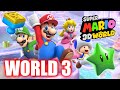 Super Mario 3D World 100 Playthrough World 3 All Green Stars All Stamps