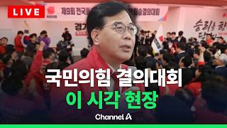 [????라이브를 켜라] 지방선거 D-17…힘 모으는 국민의힘 결의대회 / 채널A