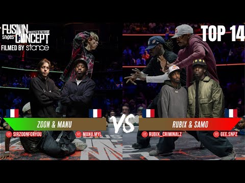 TOP 14 -  SAMO & RUBIX vs MANU & ZOON - FUSION CONCEPT 2025