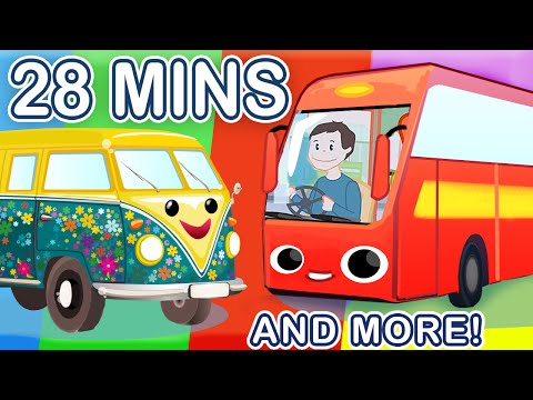 Wheels On The Bus + More Kids' Songs! | 28 Minutes Nursery Rhymes Compilation