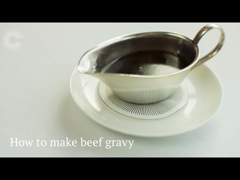How to make beef gravy