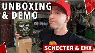 Video thumbnail for Schecter Stiletto Stealth-5 & EHX Operation Overlord - Unboxing & Demo by Deadbeat Studios