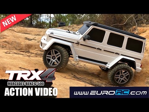 White Traxxas Mercedes G500 scale ride