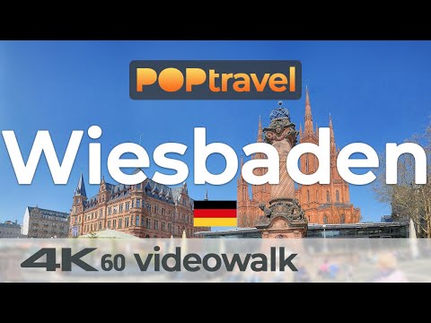 Caminhando em WIESBADEN / Alemanha - 4K 60fps (UHD)