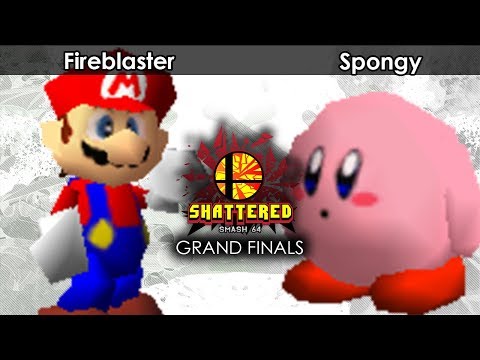 Smash 64: Fireblaster (Mario/Pikachu/Yoshi) V Spongy (Kirby/Pikachu) - Shattered 76 Tournament SSB64