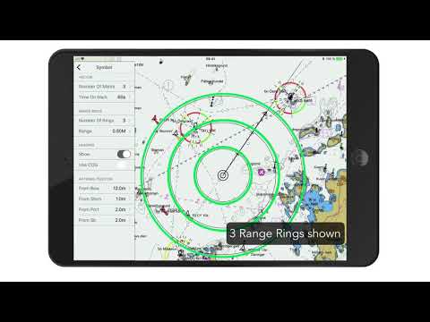 Seapilot navigation app - Range Rings