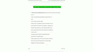 NC DMV DRIVERS LICENSE WRITTEN TEST 2025 Questions and Answers 100 Passed4