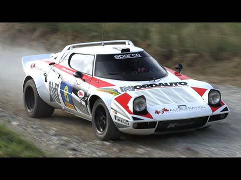Lancia Stratos HF Gr.4 at Rally Legend! - LOUD Ferrari V6 Engine with Single Straight Pipe Exhaust!