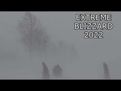 Extreme Blizzard Conditions, Historic Winter Storm! December 23, 2022