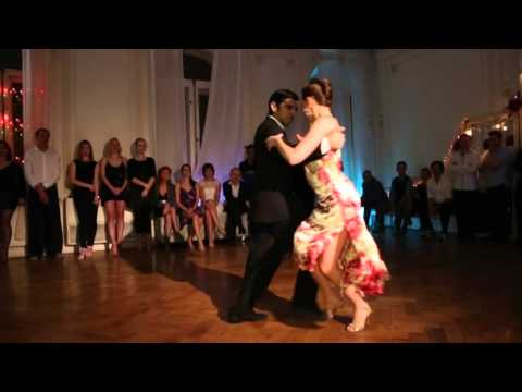  Magdalena Gutierrez  and  German Ballejo  are  dancing  at  Tangomania  in  2016