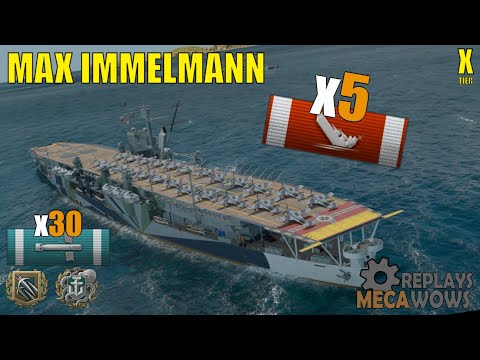 Max Immelmann 5 Kills & 182k Damage | World of Warships Gameplay