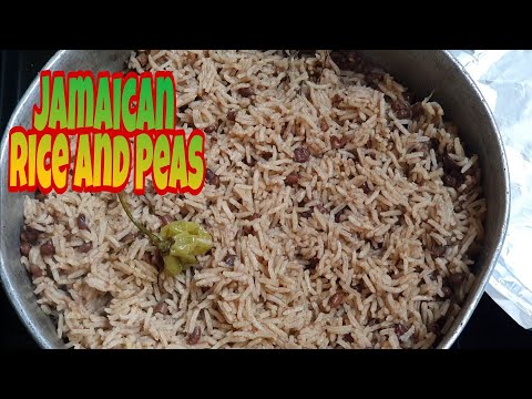 JAMAICAN FOOD | RICE AND PEAS USING COW PEAS | JAMAICAN RICE AND PEAS | SHELLZ HOMESTYLE KITCHEN