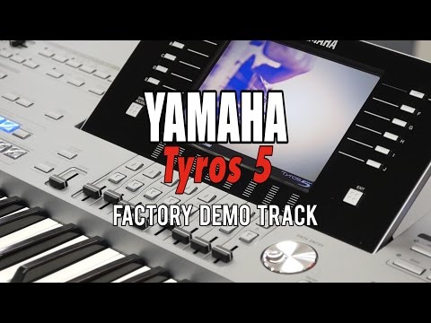 Yamaha Tyros 5 Factory Demo Track at Cranbourne Music