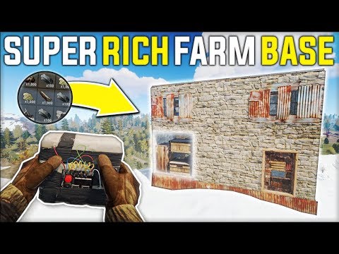 END GAME RAIDING My STACKED Neighbour's Base Had ONE WALL To All Of The LOOT - Rust Gameplay