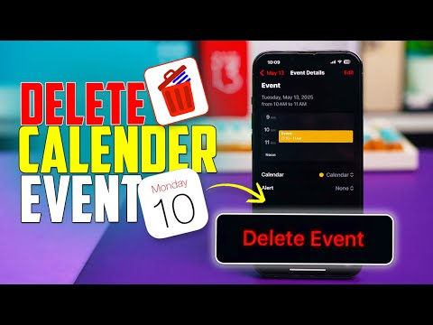 How to Delete Calendar Event on iPhone | Remove Single, Repeating, or Synced Events Easily on iOS