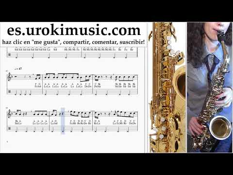 Como Tocar Saxofon (tenor) Reik ft. Ozuna, Wisin - Me Niego Tablatura um-a927