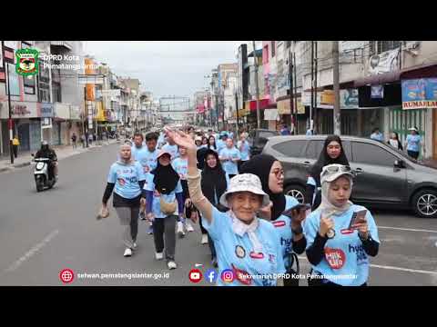 Ketua DPRD Kota Pematangsiantar Ikuti Jalan dan Senam Sehat Bersama Lions Club