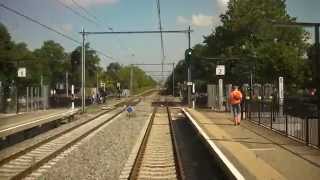 preview picture of video '[cabinerit] A train driver's view: Hoorn - Enkhuizen, VIRM, 03-Sep-2014.'