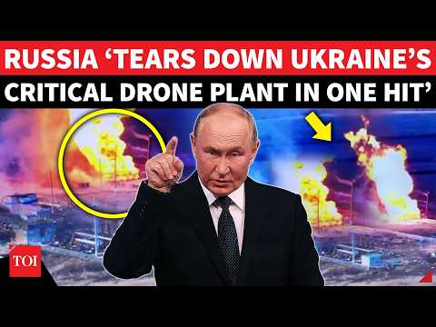 ‘In Just One Hit…’: Russia RAVAGES Ukraine’s Giant Drone Production Plant In Kherson | Attack On Cam