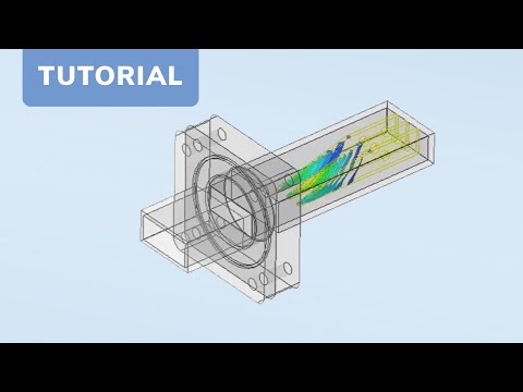 CADFEM Tutorial Nr. 29 - Berechnung der Erwärmung aufgrund von Verlusten in hochfrequenten Feldern