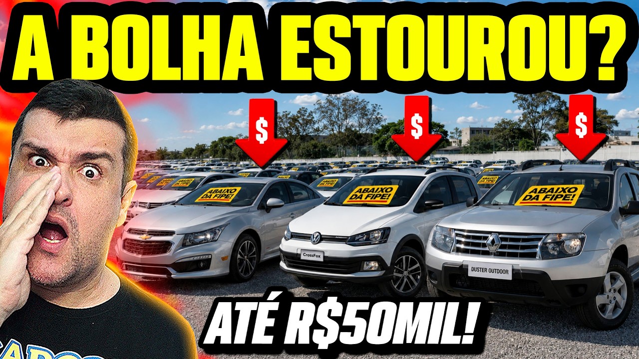 INACREDITÁVEL! CARROS ATÉ R$50MIL ABAIXO da FIPE! CONFIÁVEIS e BARATOS DE MANTER: SÓ ANÚNCIO REAL!