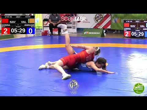 2º R. WW - 50Kg: GORRIA GOÑI, AINTZANE (NAV) ANDUJAR OJEDA, CRISTINA (VAL)