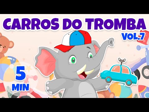 Carros do Tromba Vol. 7 - Giramille 5 min | Desenho Animado Musical
