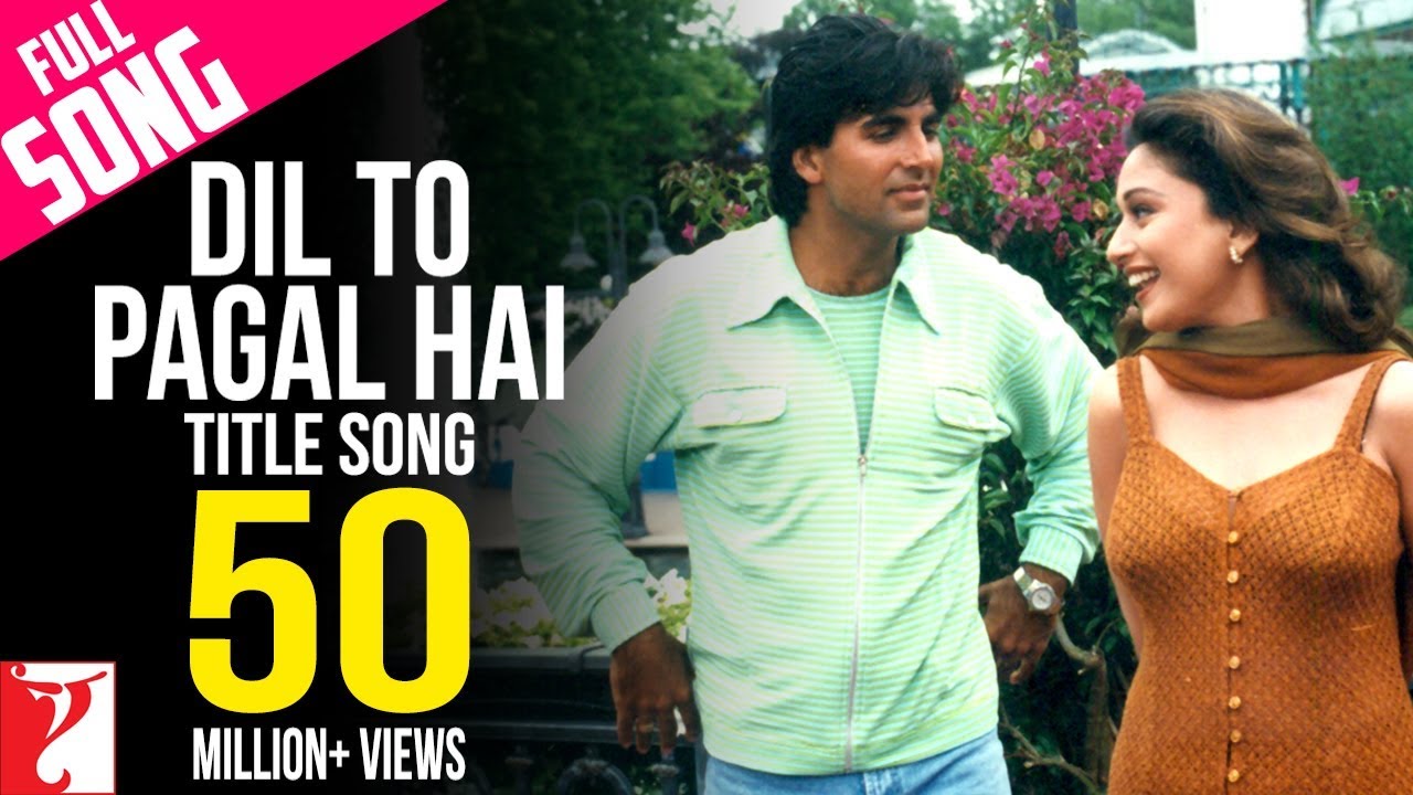 Dil Toh Pagal Hai, Dil Divana Hai Lyrics | Dil To Pagal Hai | Udit Narayan, Lata Mangeshkar | Uttam Singh