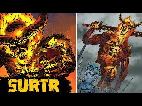 Surtr: Der Schreckliche Feuerriese der Nordischen Mythologie #godofwarragnarok