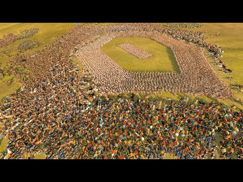 3.000 PIKEMEN vs 20.000 BARBARIANS - Total War ROME 2