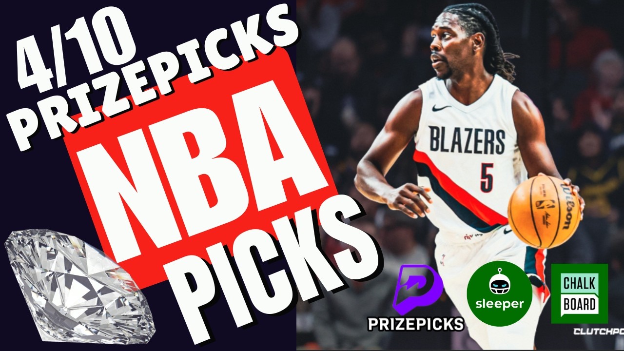 NBA PRIZEPICKS | NBA PICKS | FRIDAY | 4/10/2026 | TODAYS NBA PICKS