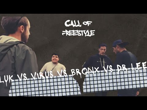 🔥BRONX VS DR LEE VS LUK VS VIRUS💣 (8VOS DE FINAL) #CALLOFFREESTYLE