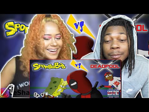 Spongebob Vs Deadpool - CARTOON BEATBOX BATTLES REACTION