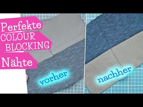Perfekte Nahtübergänge bei Colour Blocking | Teilungsnähte die genau aufeinander treffen | mommymade