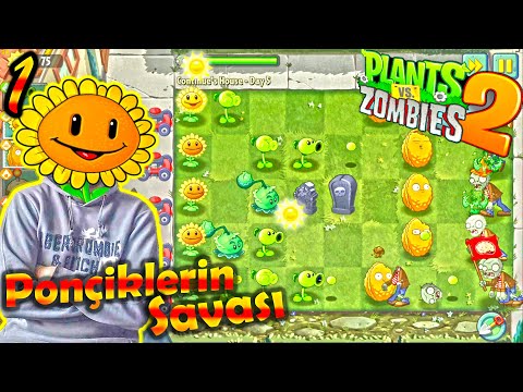 PONÇİKLERİN SAVAŞI  | Plants vs. Zombies 2: It's About Time ᴴᴰ Türkçe Bölüm 1