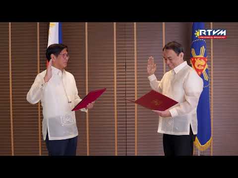 Oath-taking Ceremony of Department of Justice (DOJ) Acting Secretary Fredderick Vida