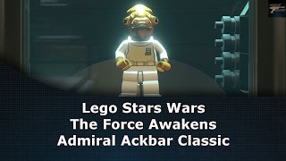 Lego Star Wars The Force Awakens How To Unlock Admiral Ackbar (Classic Character Carbonite)