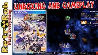 🎮 PS VITA SD Gundam G Generation Genesis ENGLISH Unboxing and Gameplay 🎮