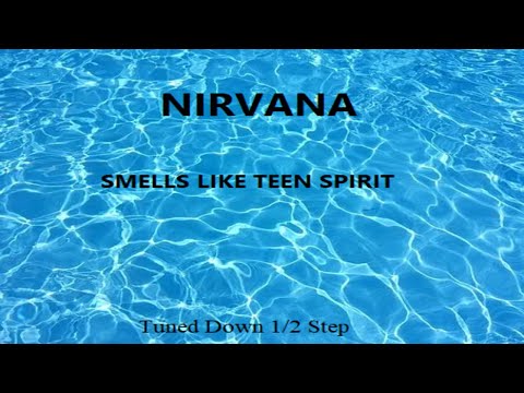 Nirvana - Smells Like Teen Spirit - Tune Down 1/2 Step (Eb/D# Tuning)