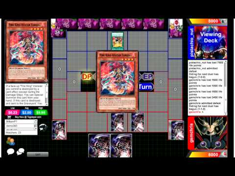 Competitive Yugioh Duels - Fire Kings vs Shaddolls - Pure random epicness